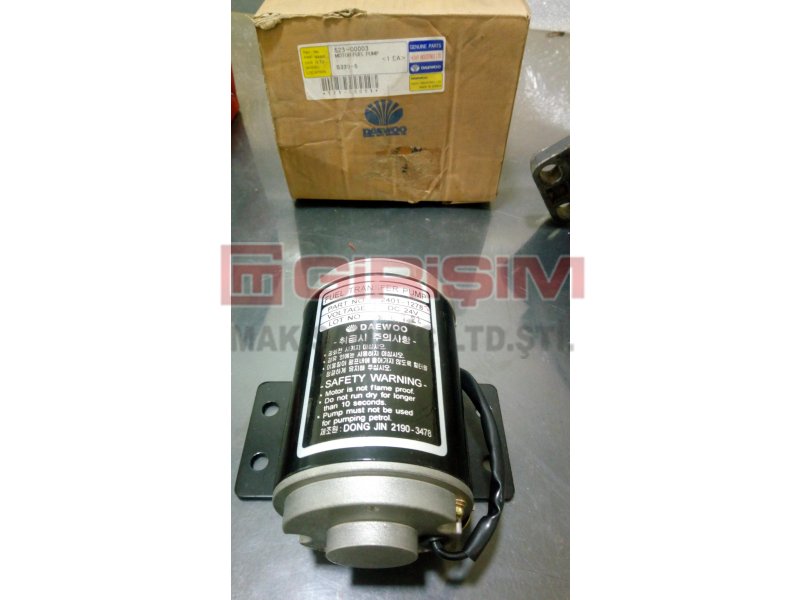 523-00003 MAZOT ÇEKİ POMPASI